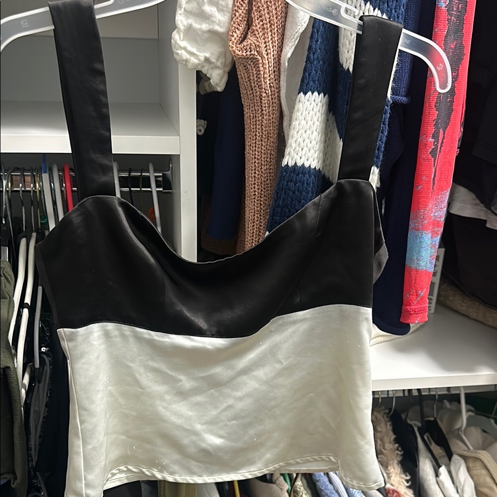 Black and White Women's Blouse